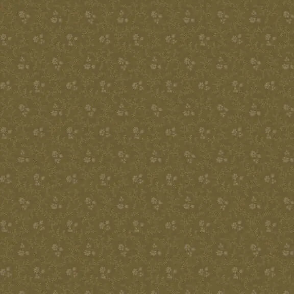Dressmaker - Petite Flower - Green 44" / 45" Fabric Per Yard The Fabric Company
