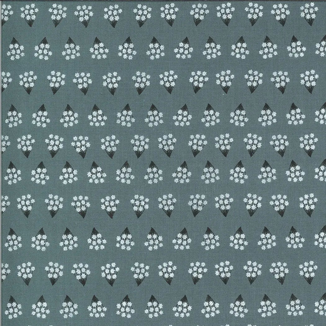 Dwell In Possibility Sky Tiny Bouquets 44"/45" Fabric Per Yard Moda Fabrics & Supplies