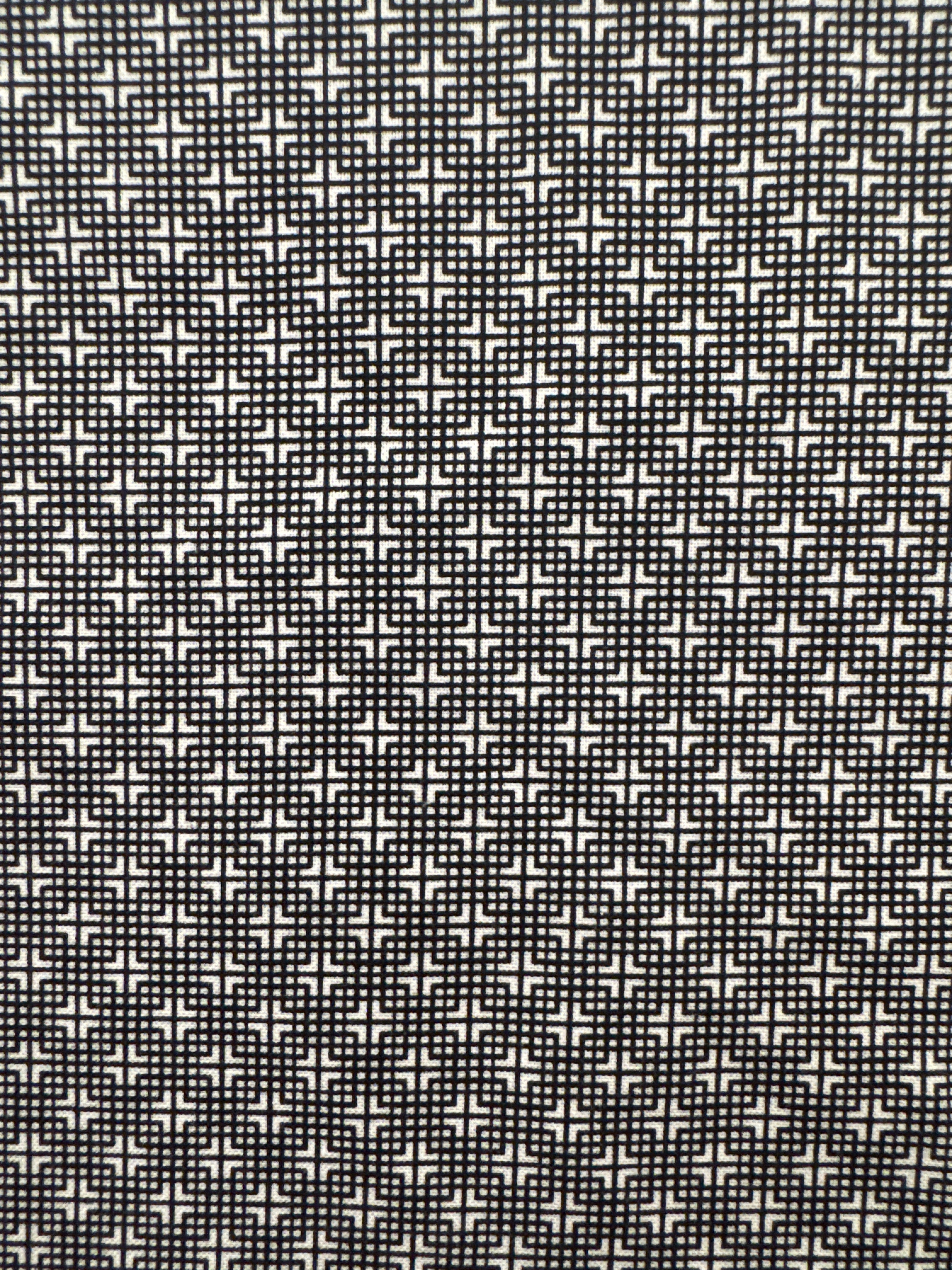 Super Quilters Gingham Stars Black blender quilting fabric