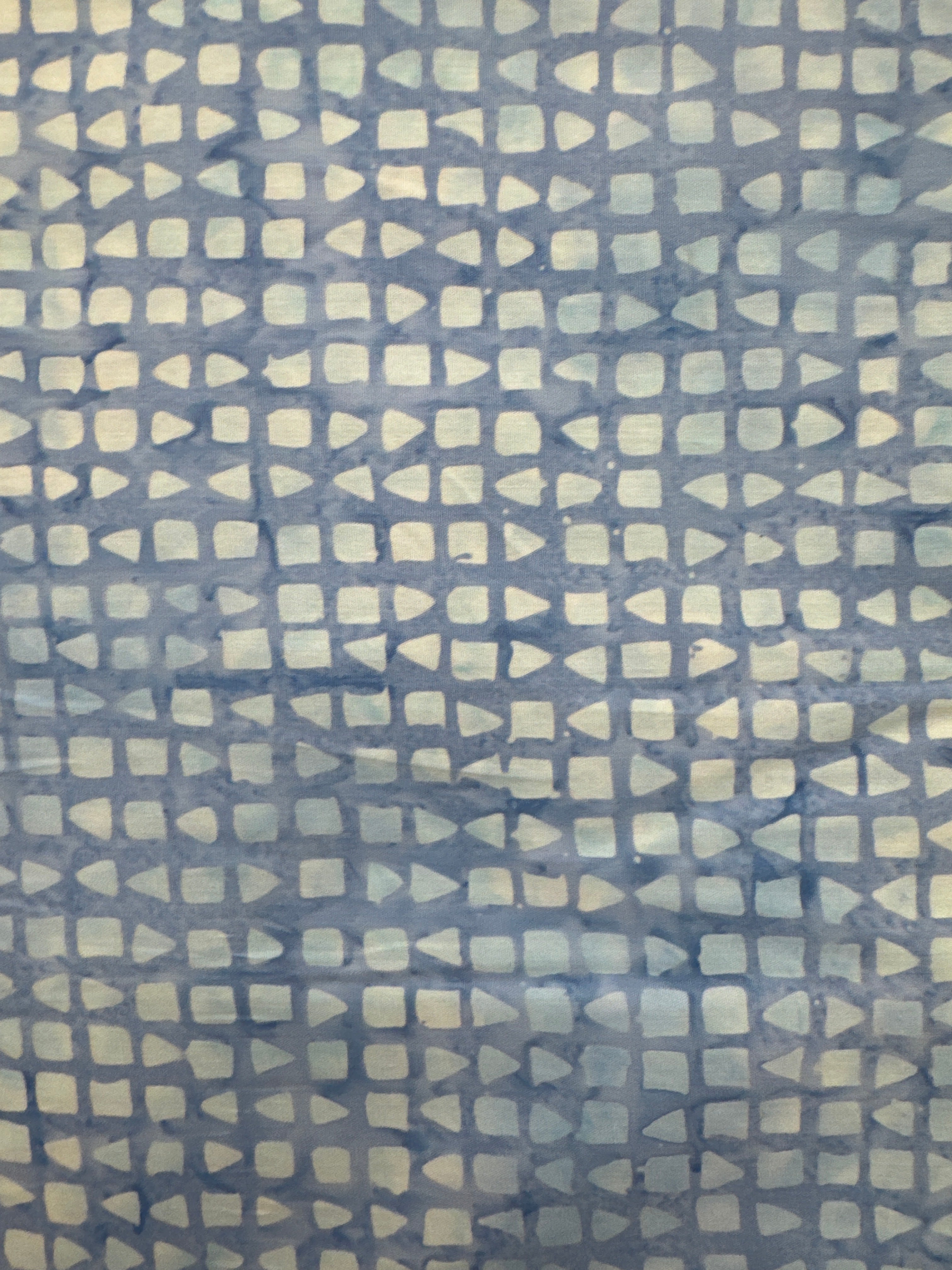 Small Shapes Sky Blue geometric quilting fabric by Wilmington Prints