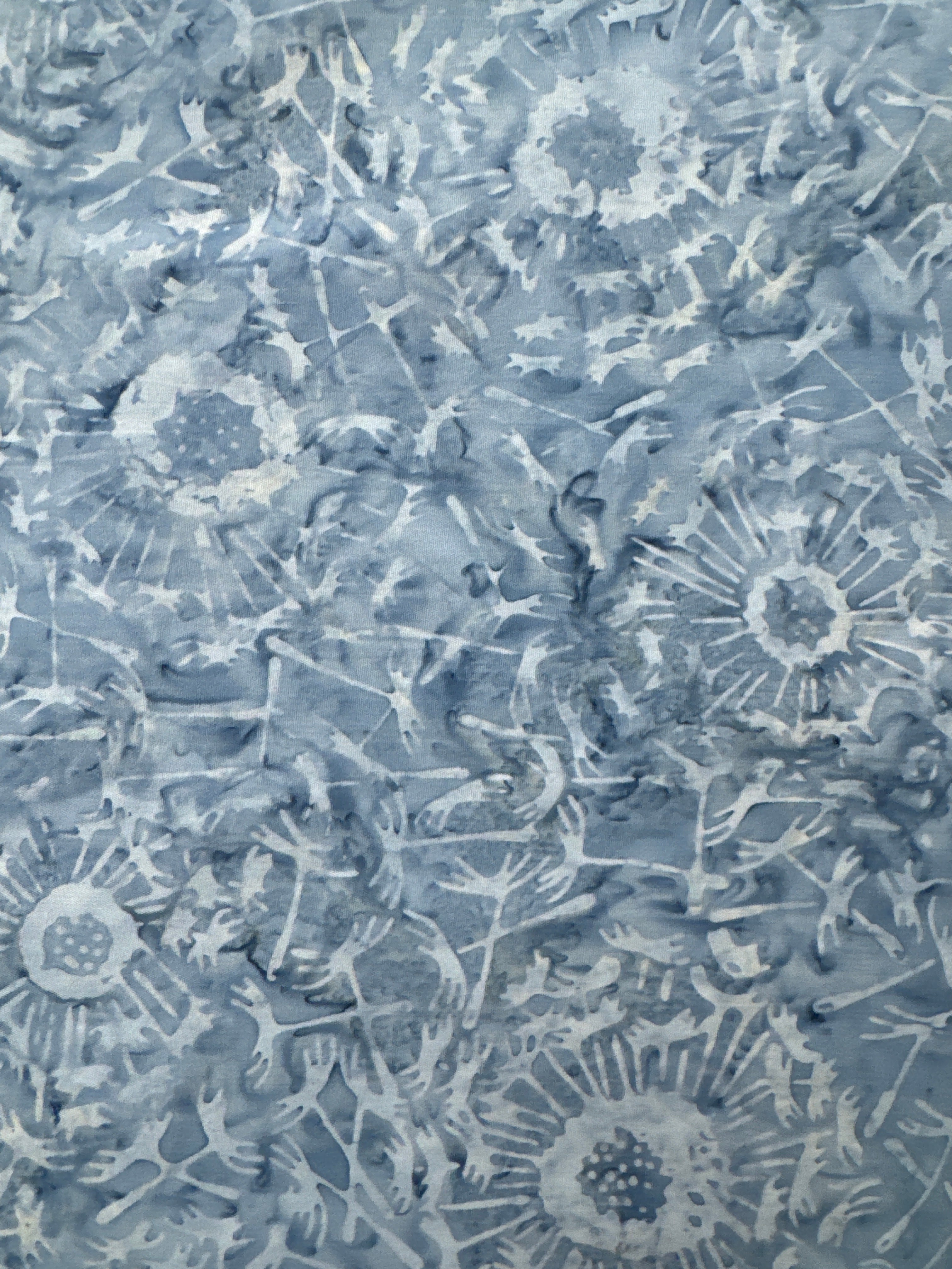 Flower Fade Blue floral quilting fabric by Timeless Treasures