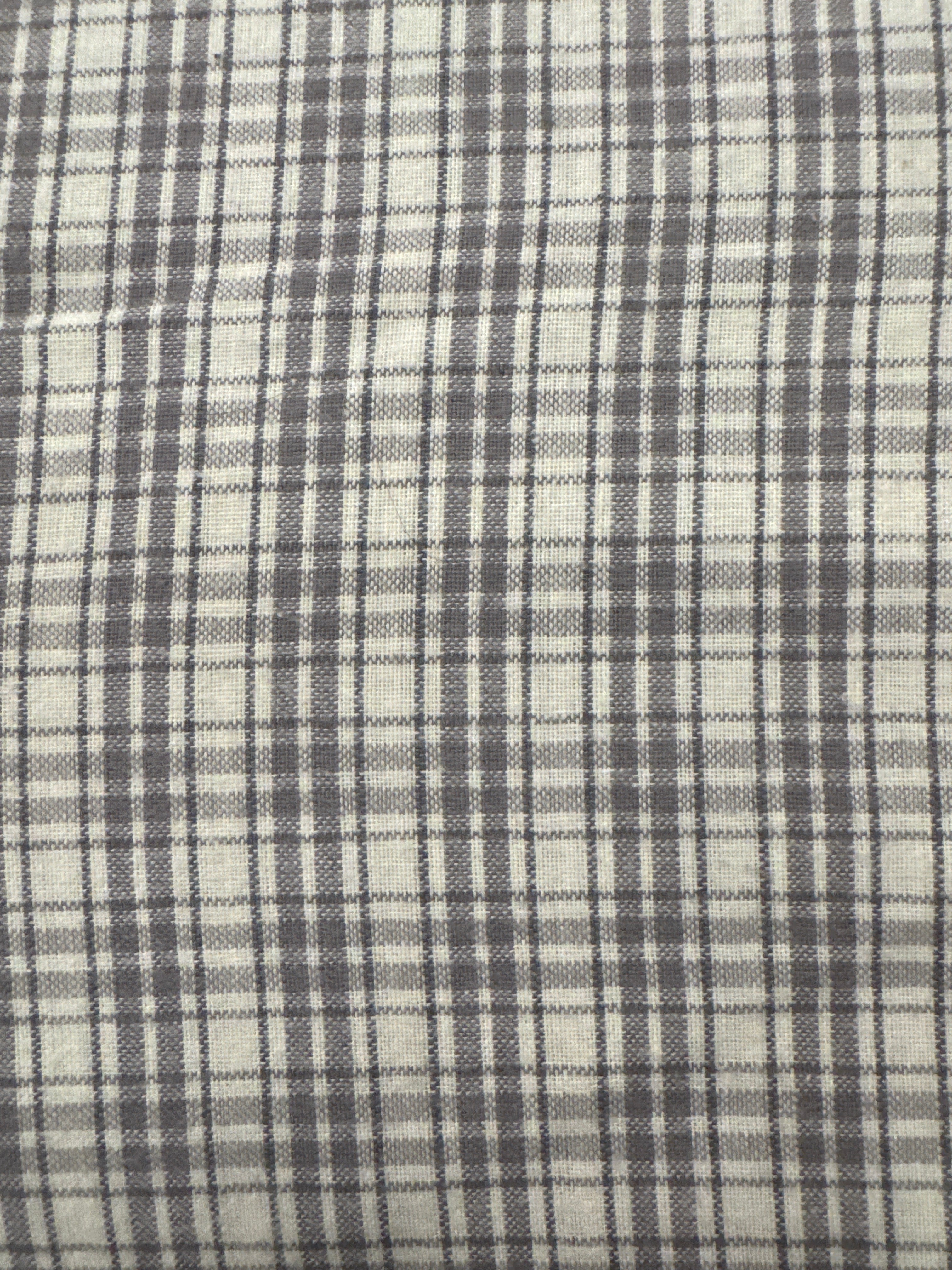 Urban Homestead Gatherings Plaid Light Grey quilting fabric by Moda