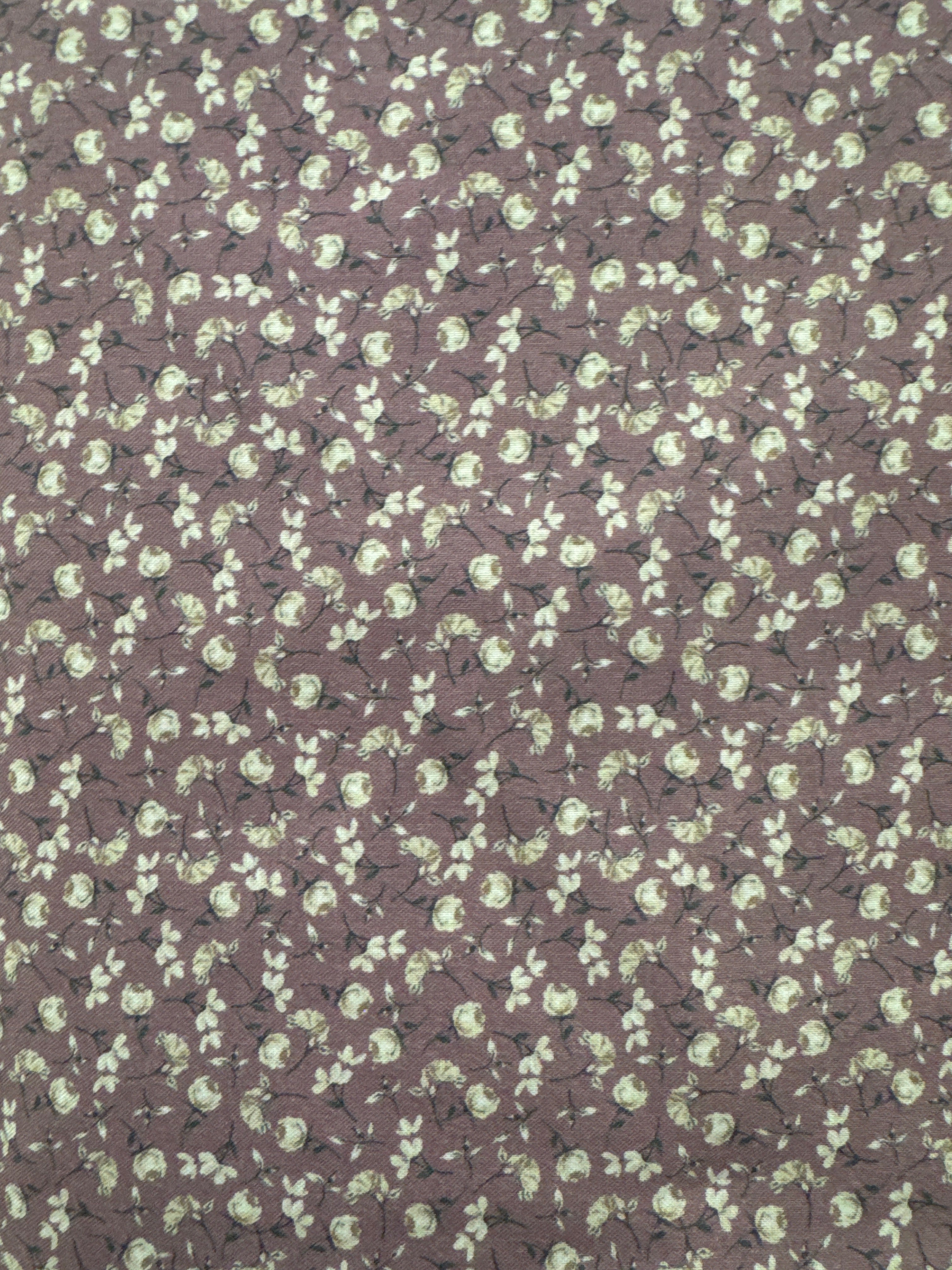 Blanks Lilac White Roses floral quilting fabric by Windham Fabrics