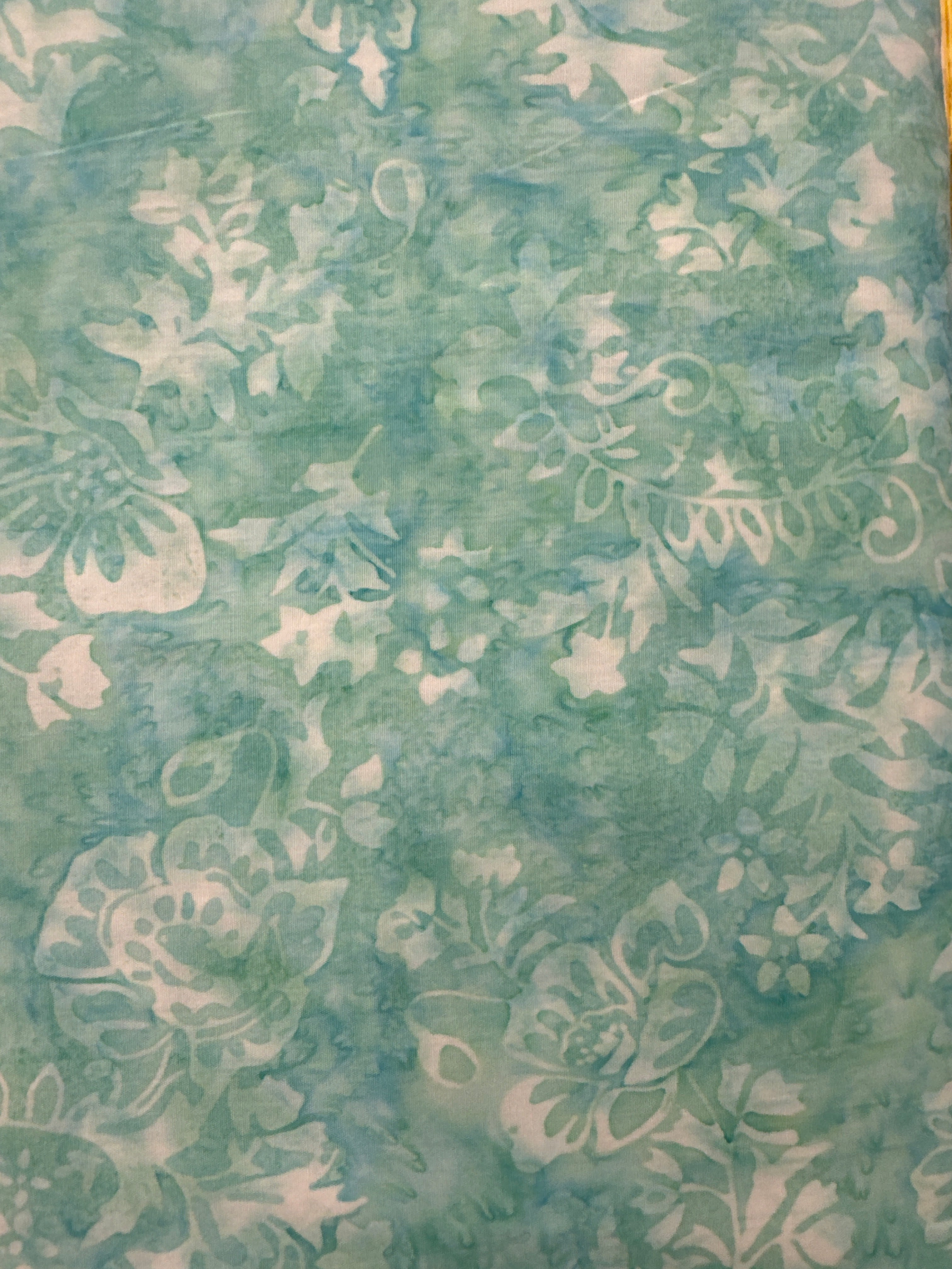 Wild Poppies Aqua floral quilting fabric by Robert Kaufman