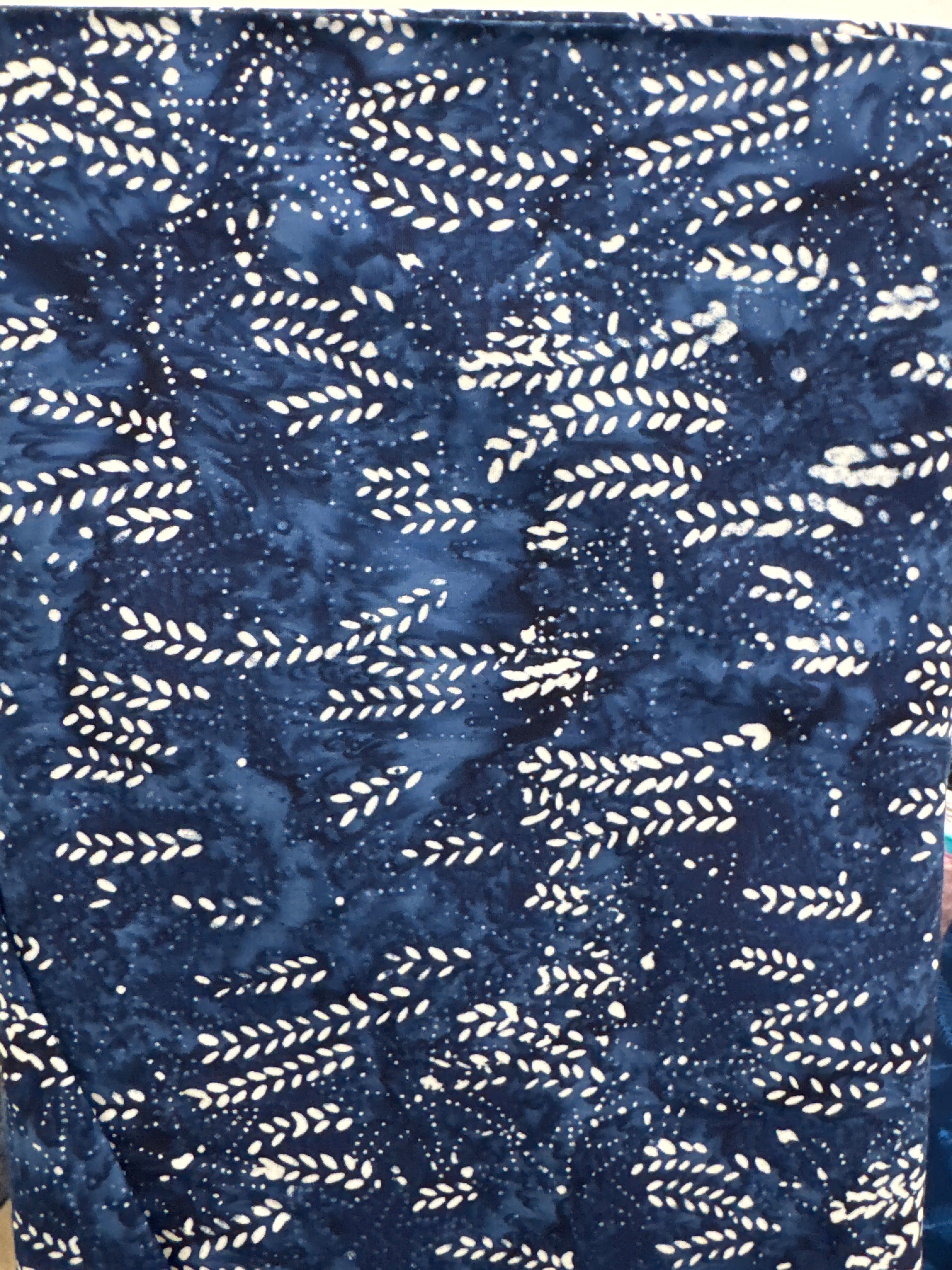 Robert Kaufman Kasuri Navy quilting fabric