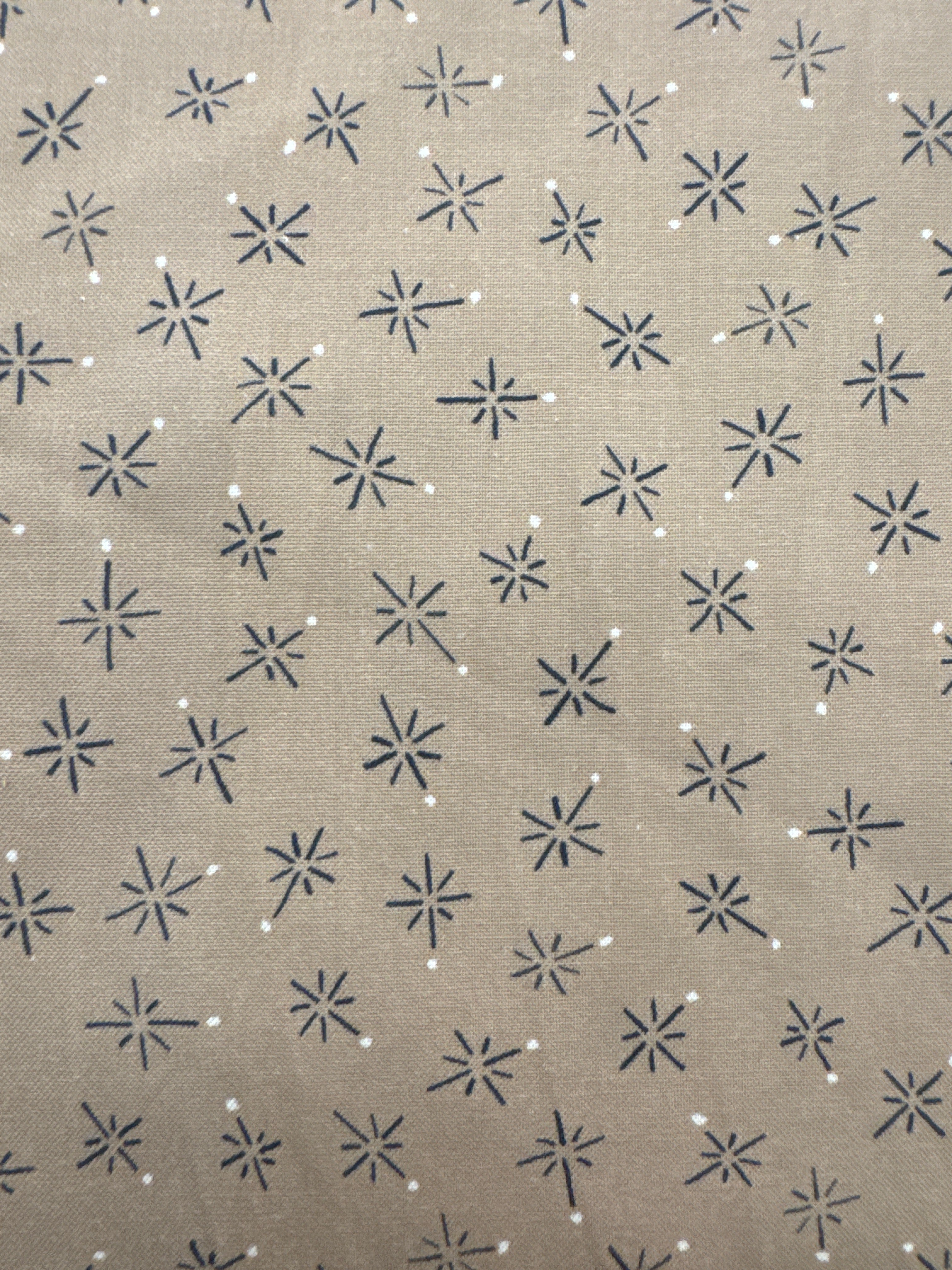 Longshore Coffee Black Sparkle blender quilting fabric by Moda