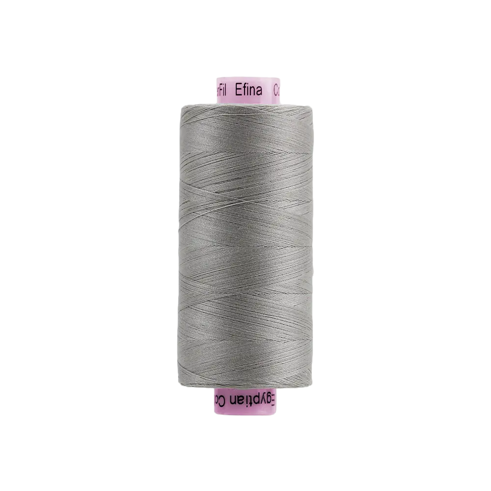 EF01 - Efina™ 60wt Egyptian Cotton Pearl Grey Thread WonderFil USA