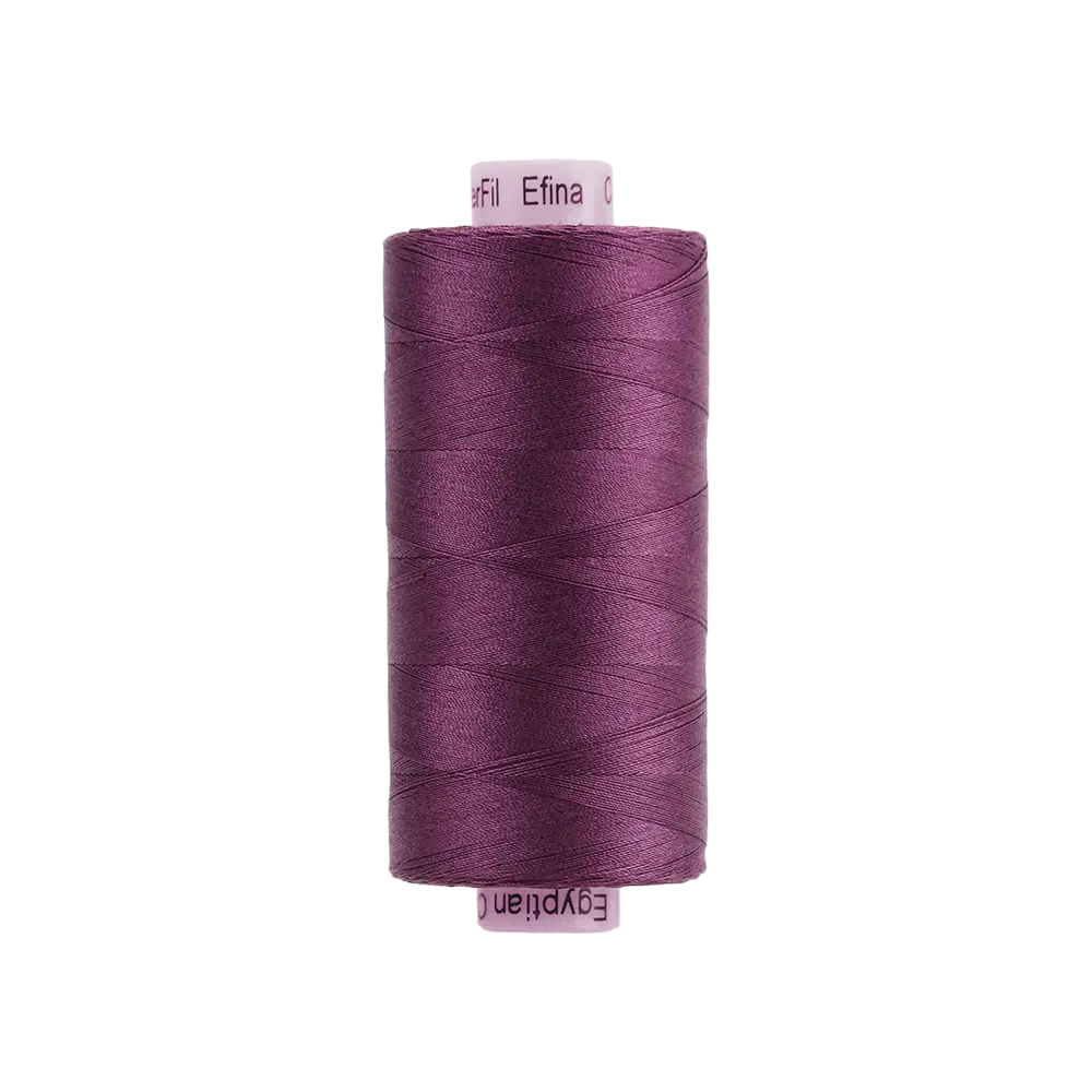EF38 - Efina™ 60wt Egyptian Cotton Plum Thread WonderFil USA