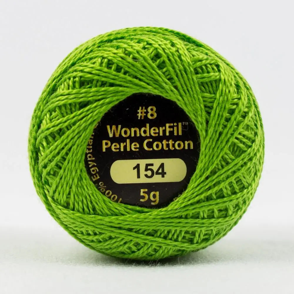 EL5G154 - Eleganza™ 8wt Egyptian Cotton Granny Smith Thread WonderFil USA