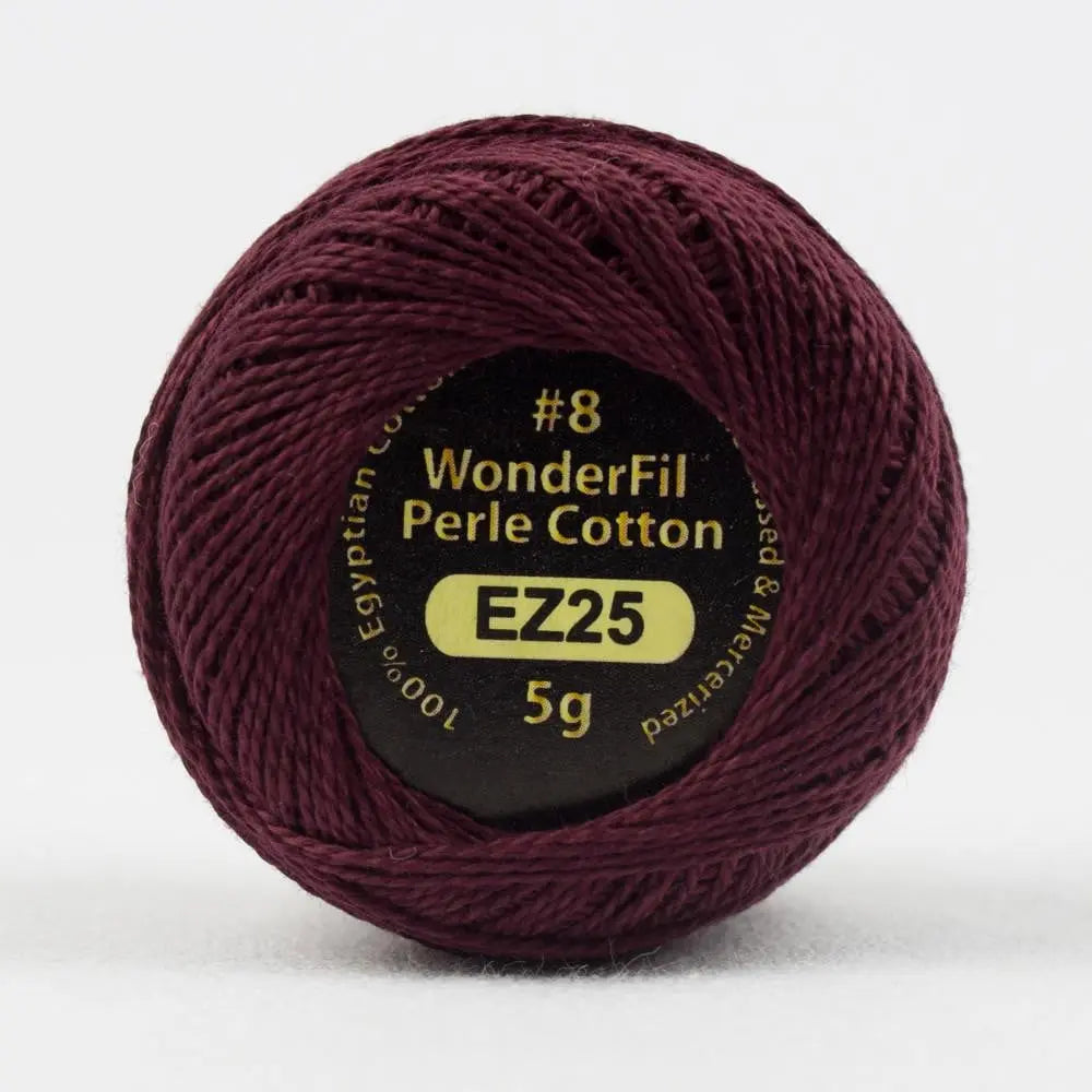 EL5G25 - Eleganza™ 8wt Egyptian Cotton Rosewood Thread WonderFil USA