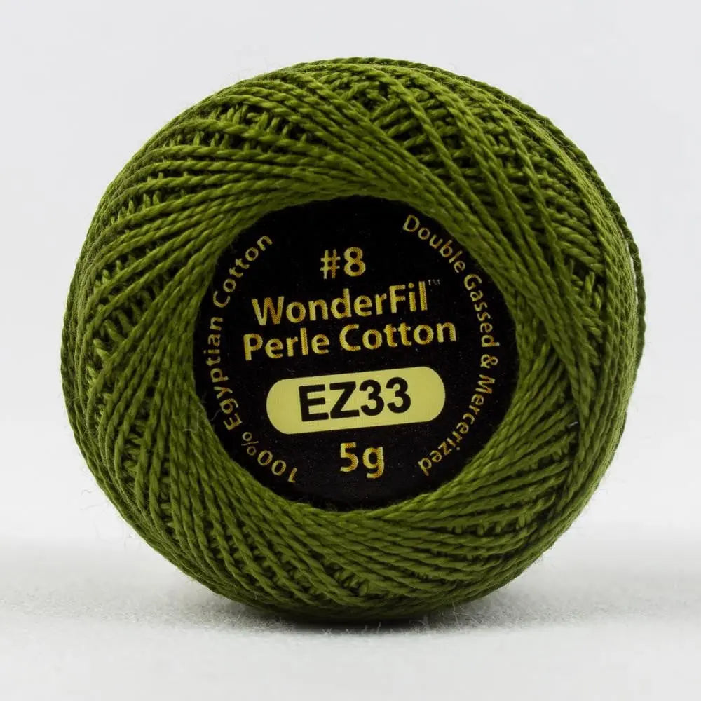 EL5G33 - Eleganza™ 8wt Egyptian Cotton Marsh Grass Thread WonderFil USA
