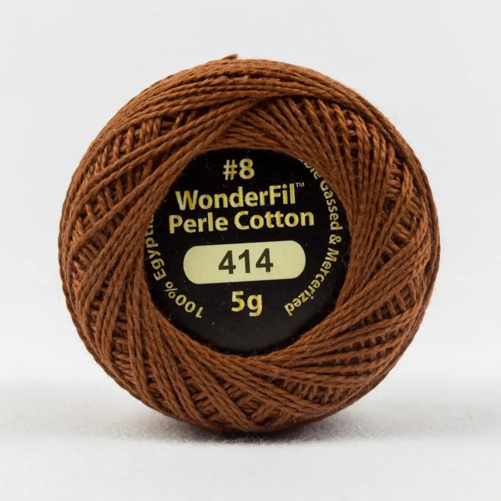 EL5G414 - Eleganza™ 8wt Egyptian Cotton Saddle Brown Thread WonderFil USA