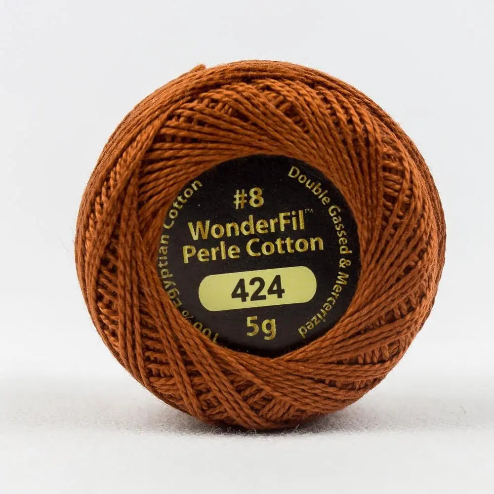 EL5G424 - Eleganza™ 8wt Egyptian Cotton Tawny Owl Thread WonderFil USA