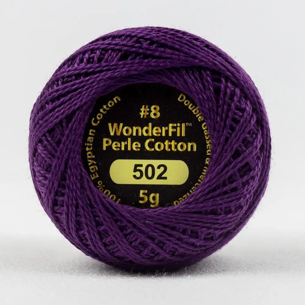 EL5G502 - Eleganza™ 8wt Egyptian Cotton Purple Passion Thread WonderFil USA