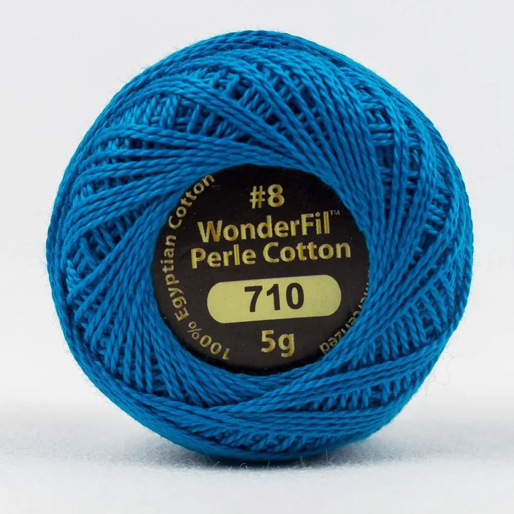 EL5G710 - Eleganza™ 8wt Egyptian Cotton Thread Bottle Blue WonderFil USA