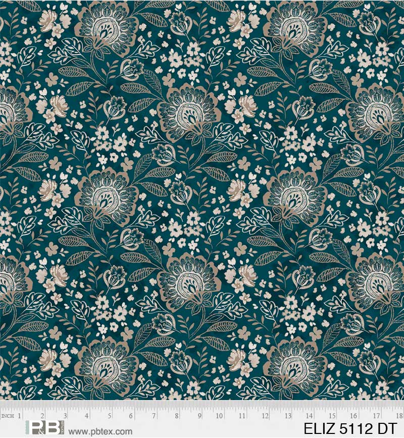 P&B Textiles Elizabeth 108 inch wideback quilt backing fabric