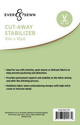 EverSewn Cut-away Stabilizer 10 ix 10 yd 2/pk