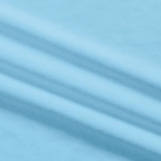 Touch minky solid bluebell plush fabric