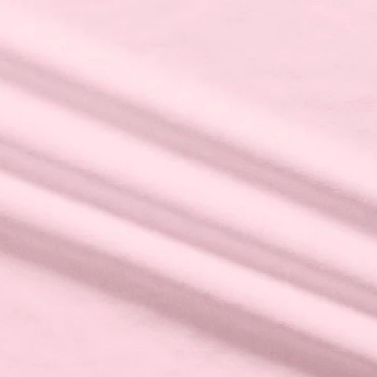 Touch minky solid light pink plush fabric