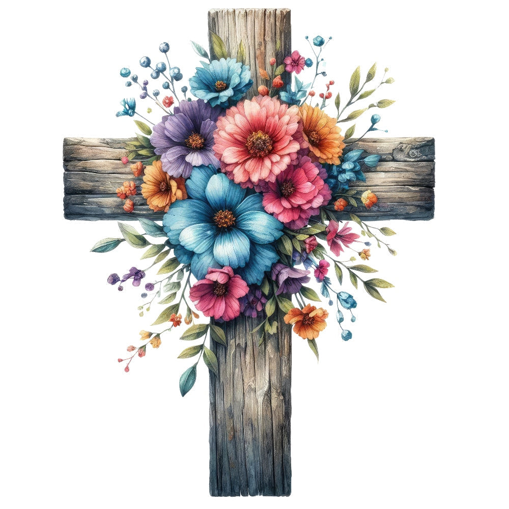 Easter Crosses Fabric Panel 1