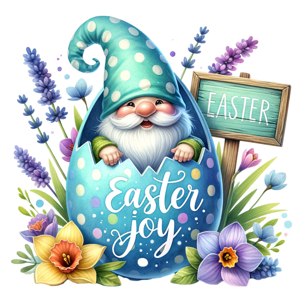 Easter Egg Gnome Fabric Panel 9