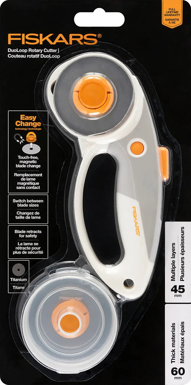 Easy Change DuoLoop Rotary 45mm 60mm - Linda's Electric Quilters