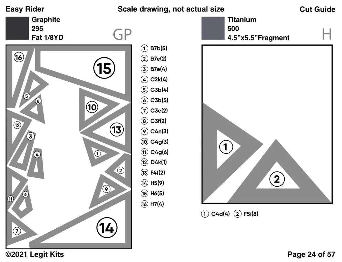 Easy Rider Pattern Legit Kits