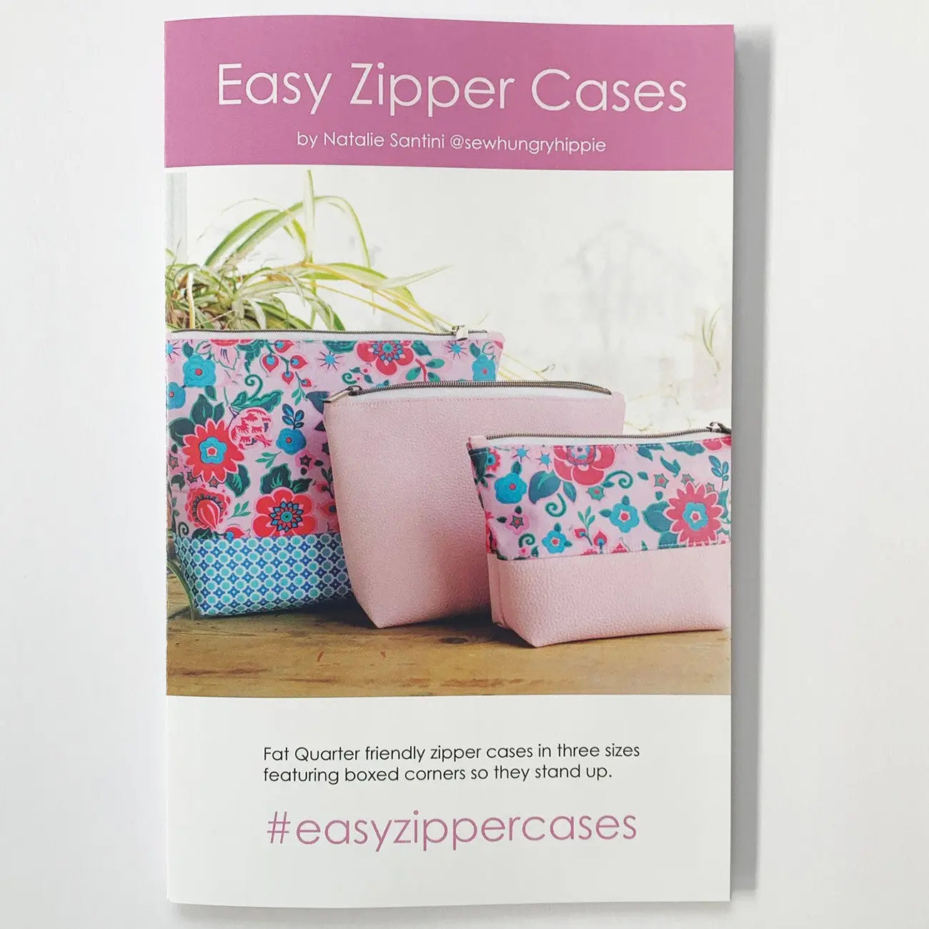 Easy Zipper Cases Sewing Pattern - Linda's Electric Quilters
