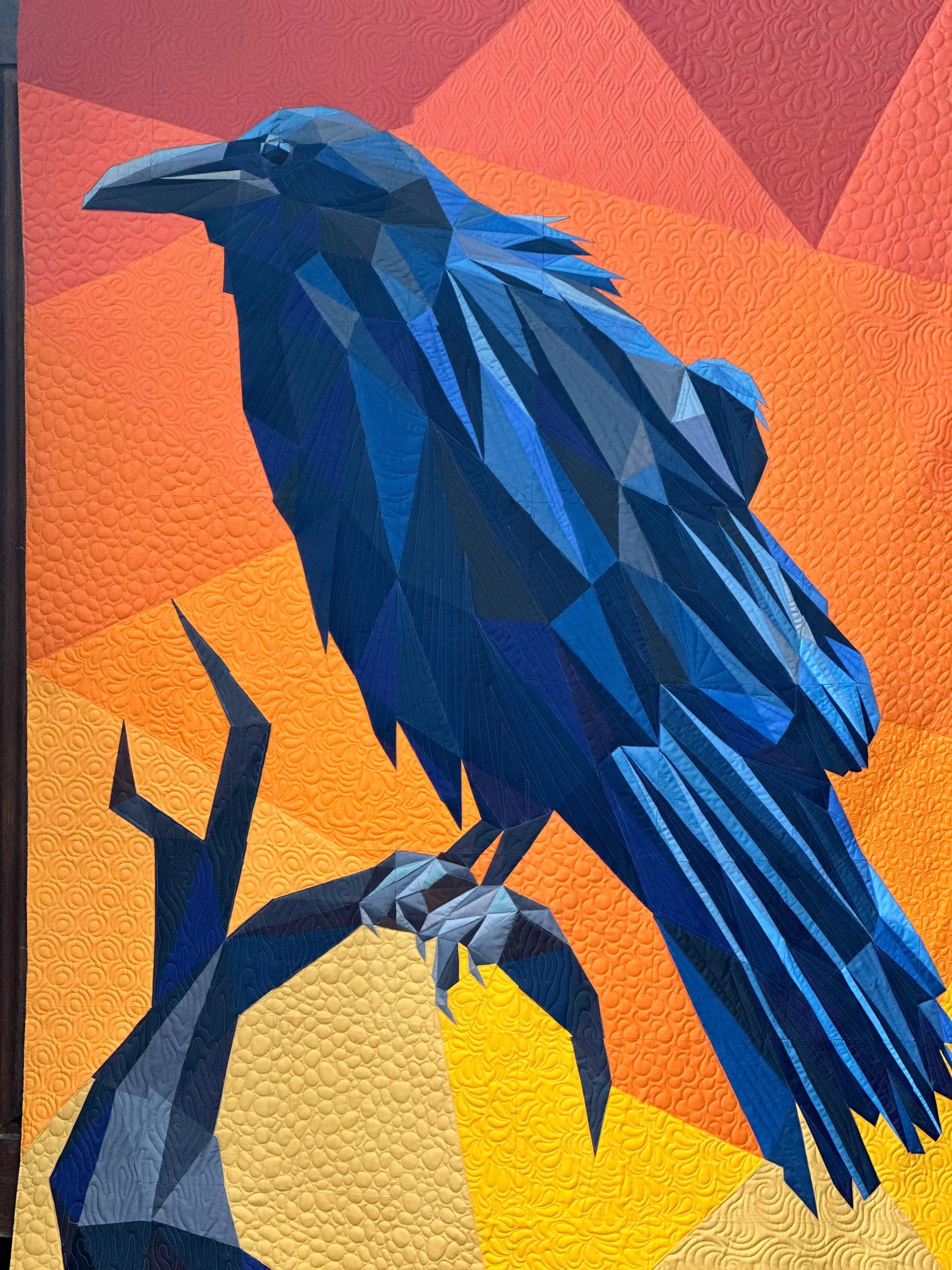 Edgar the Raven Quilt Kit - Linda's Electric Quilters