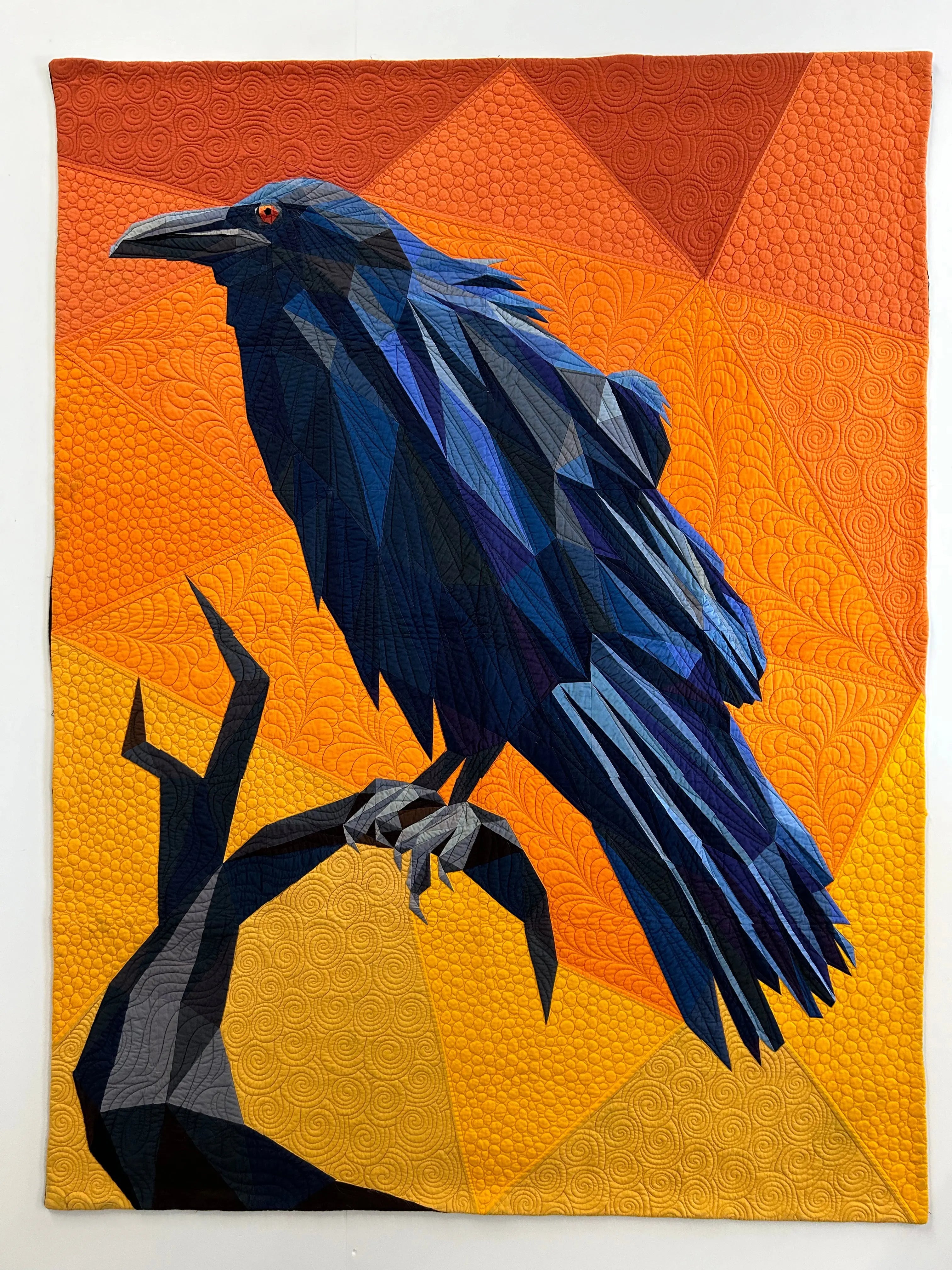 Edgar the Raven Quilt Kit - Linda's Electric Quilters