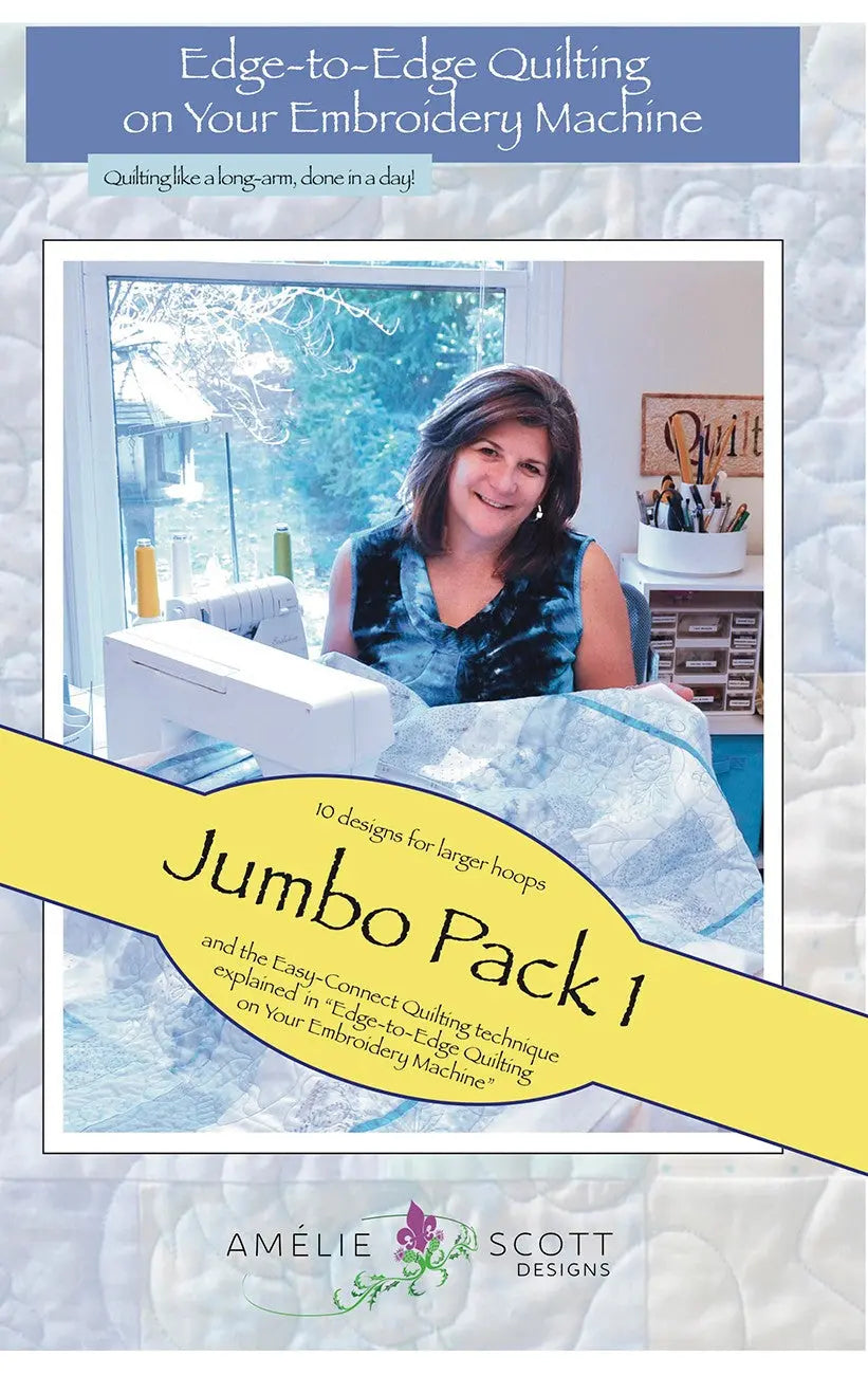 Edge-To-Edge Jumbo Pack 1 - Linda's Electric Quilters