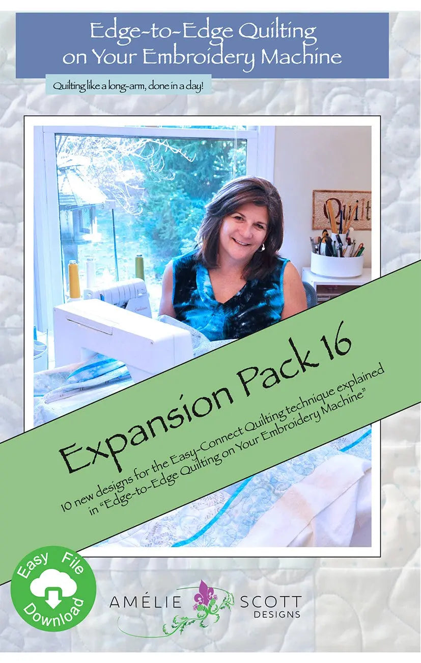 Edge-to-Edge Quilting Expansion Pack 16 - Linda's Electric Quilters