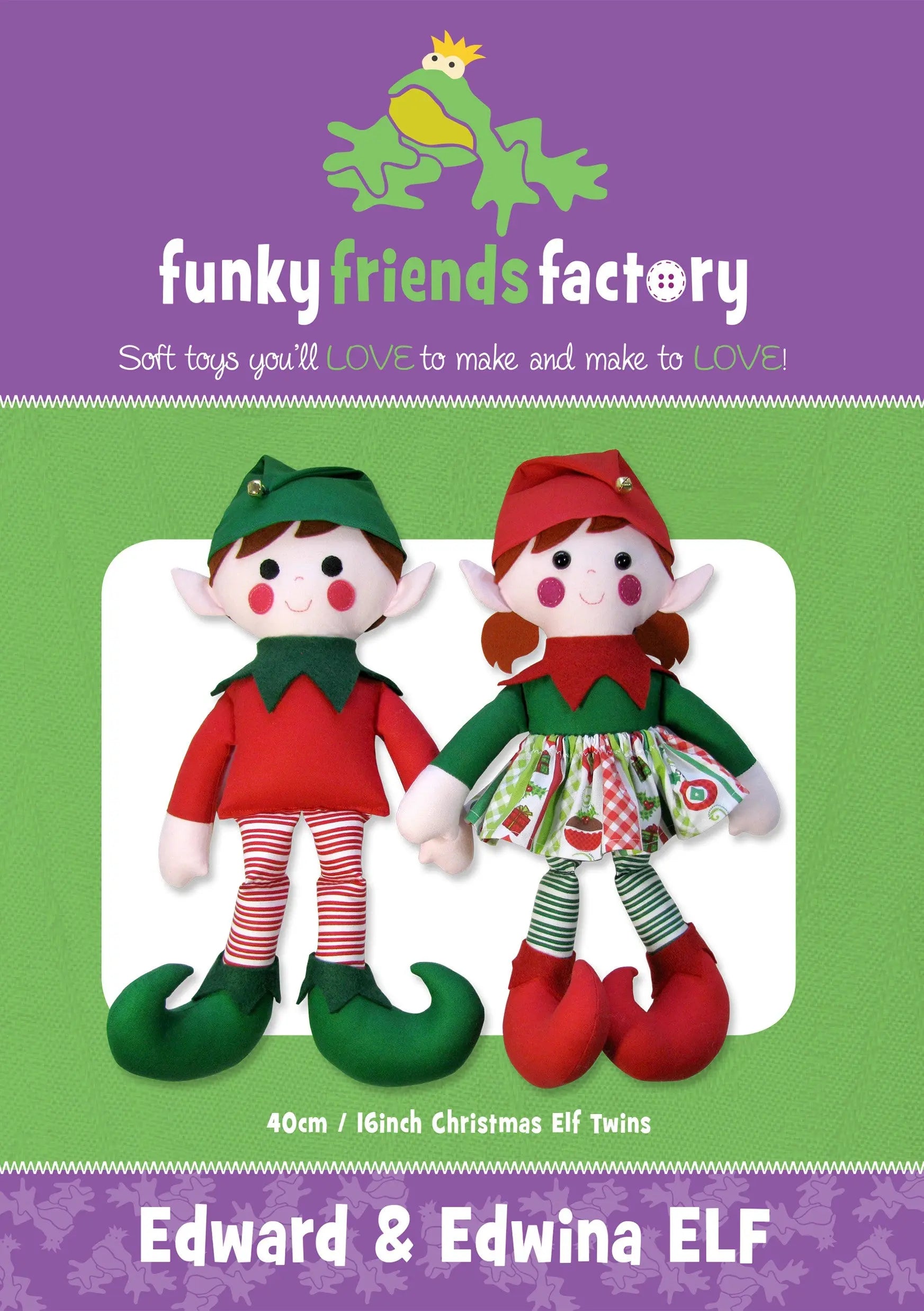 Edward & Edwina Elf - Linda's Electric Quilters