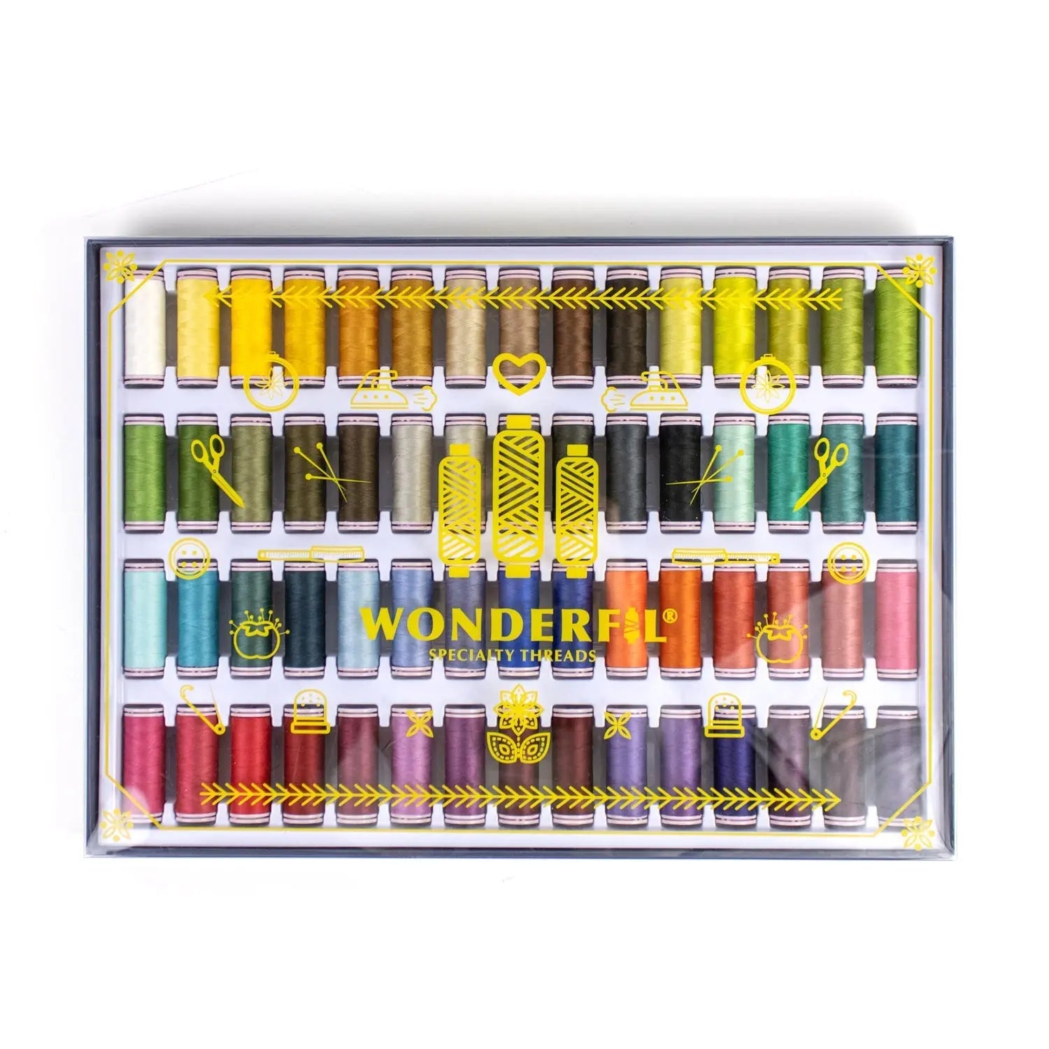 Efina 60wt Egyptian Cotton Thread : Collector Set WonderFil USA