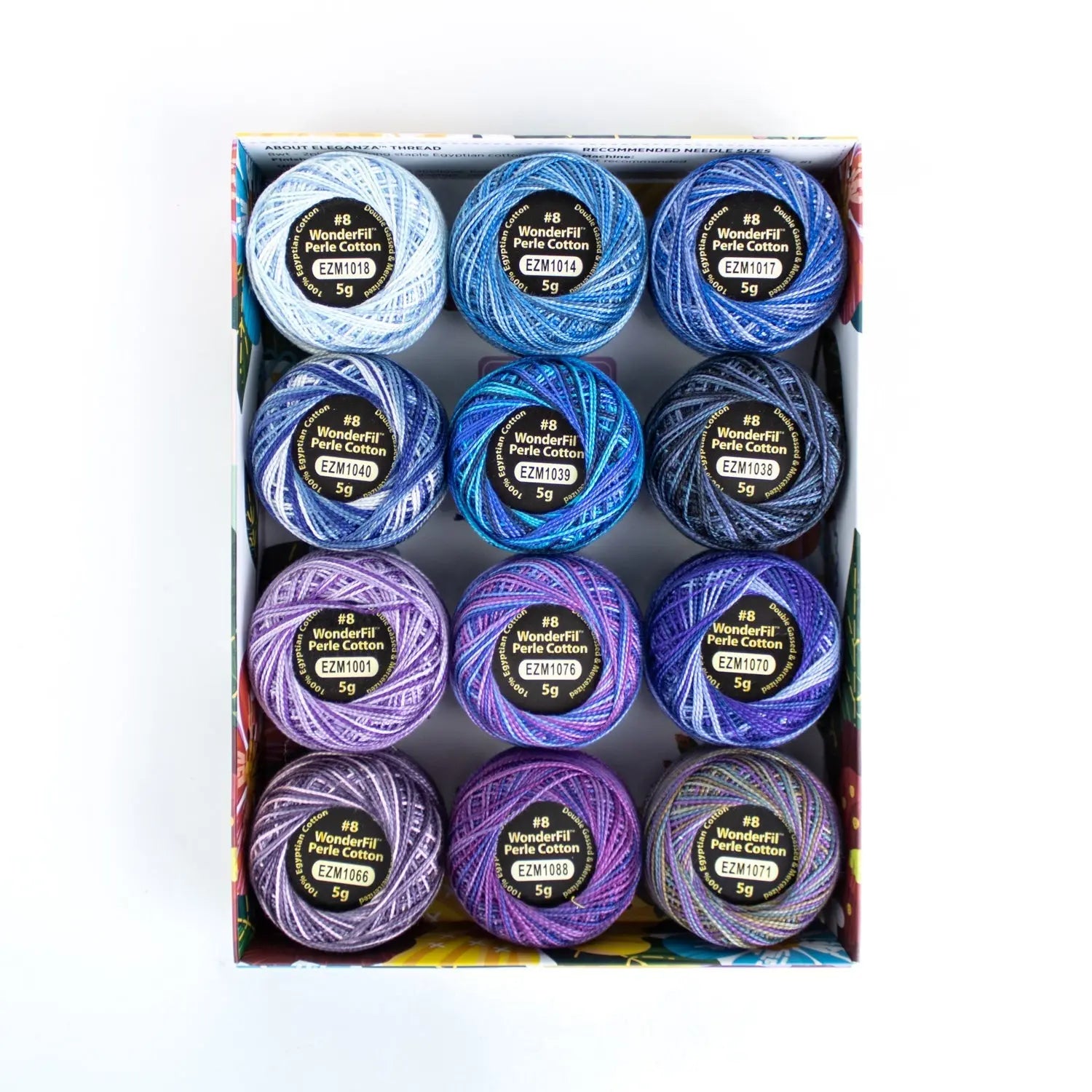 Eleganza™ Perle Cotton Variegated Packs WonderFil USA