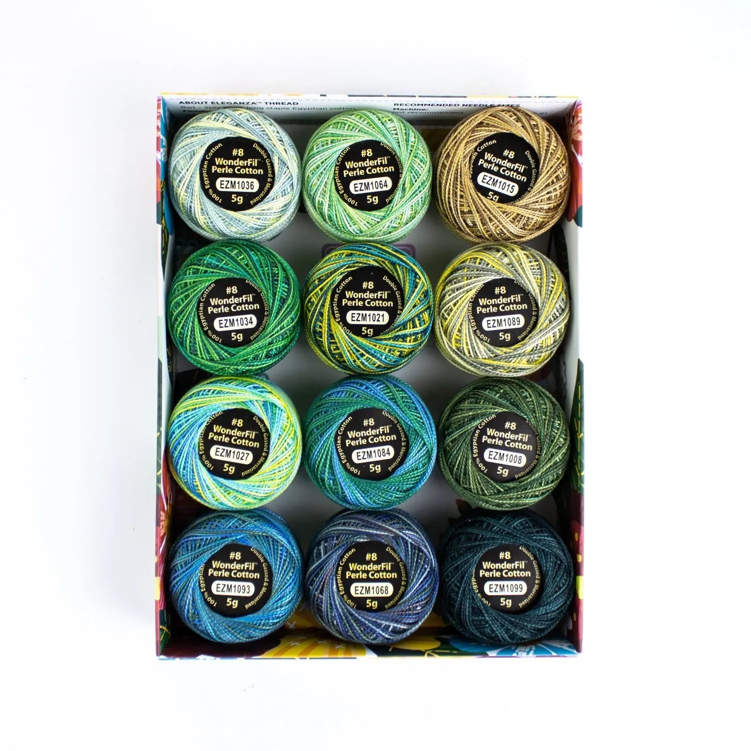 Eleganza™ Perle Cotton Variegated Packs WonderFil USA