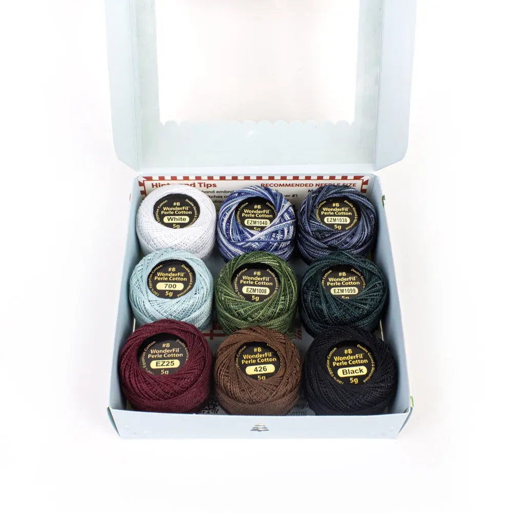 Eleganza™️ 8wt Perle Cotton Holiday Pack WonderFil USA