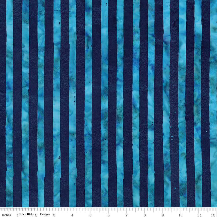 Elementals Batiks Get in Line Kaleidoscope hand-dyed batik quilting fabric by Riley Blake Designs, multicolor linear cotton batik, sold by the yard