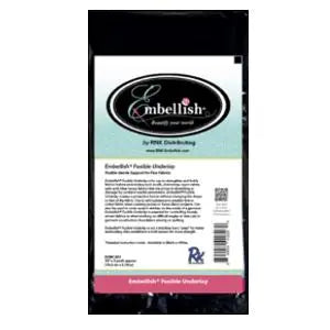 Embellish Fusible Underlay - Black 30" x 3 yds - Linda's Electric Quilters