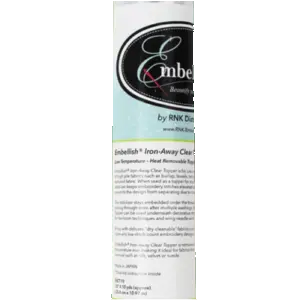 Embellish Iron-Away Clear Topper 10" x 10 yds - Linda's Electric Quilters