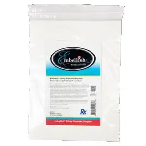 Embellish Sticky Printable Template - 20 sheets 8.5" x 11" - Linda's Electric Quilters