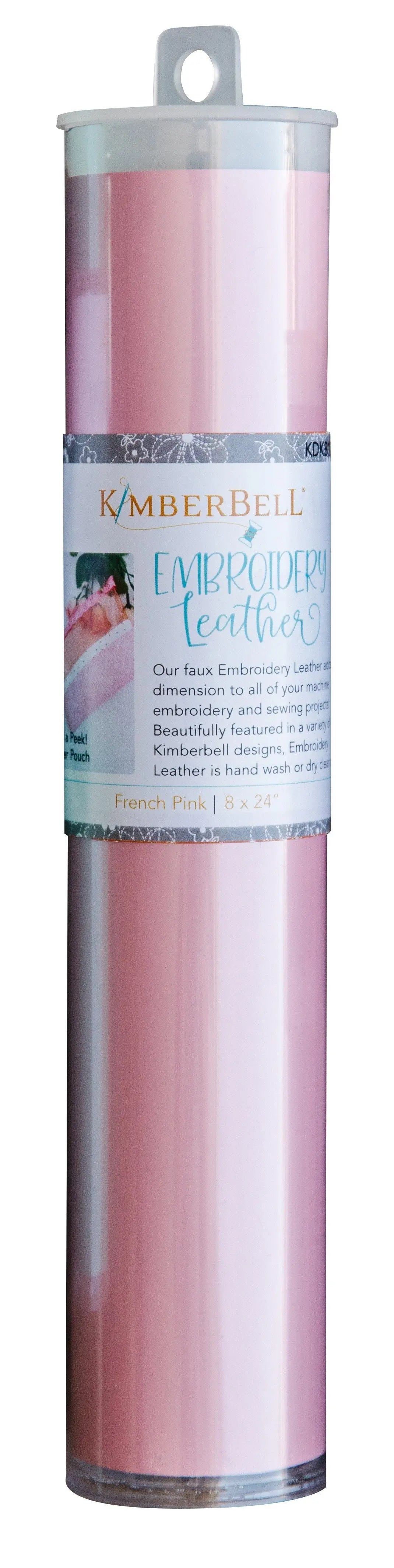 Embroidery Leather French Pink - Linda's Electric Quilters