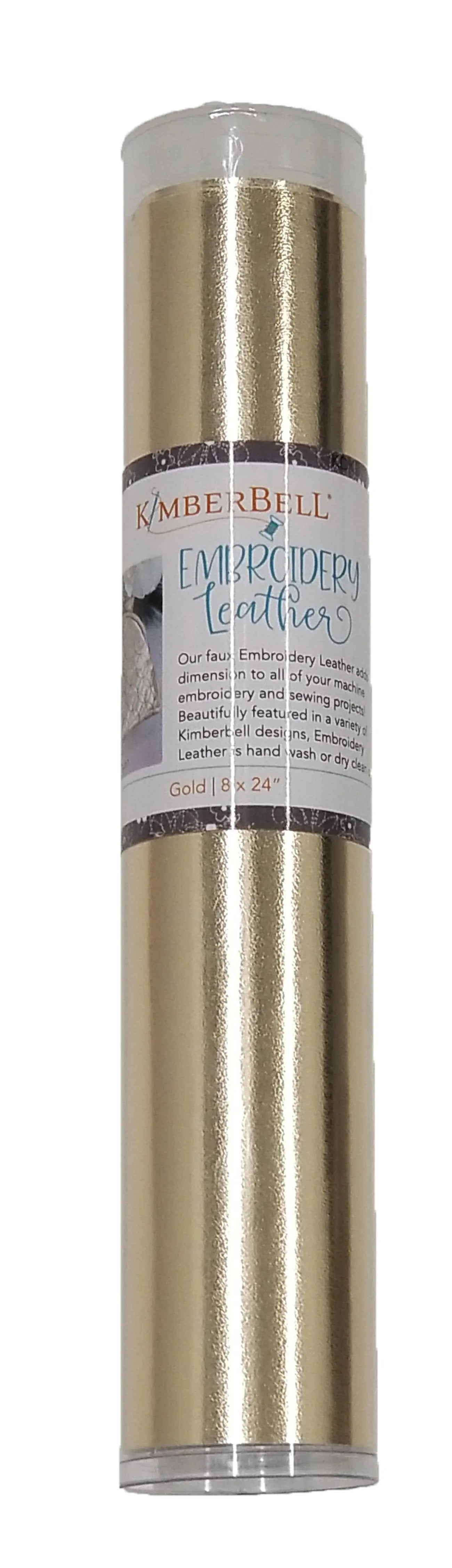 Embroidery Leather Gold - Linda's Electric Quilters