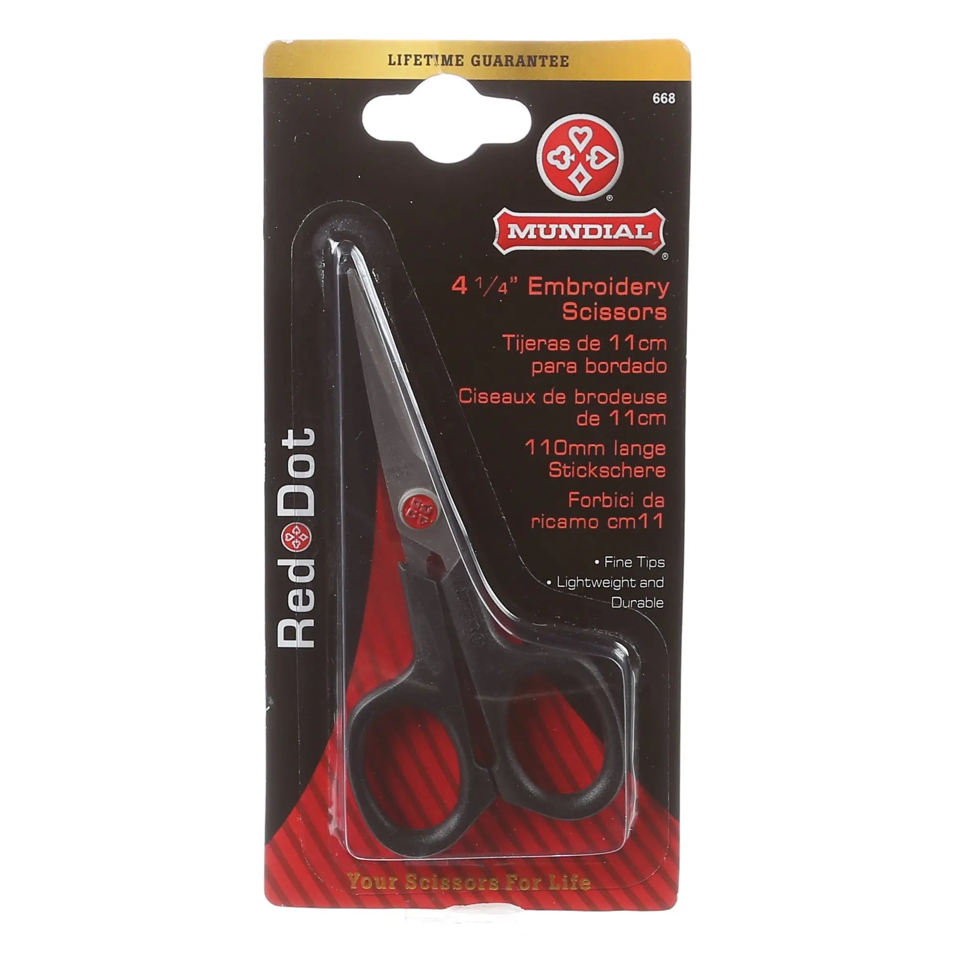 Embroidery Scissor 4 1/2in - Linda's Electric Quilters