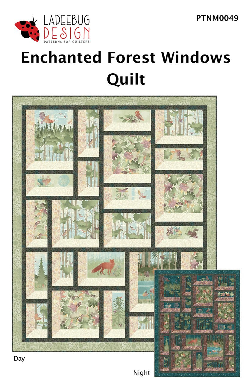Enchanted Forest Windows - Linda's Electric Quilters