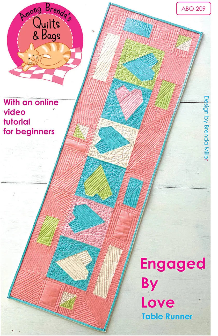 Engaged By Love Table Runner Checker Distributor