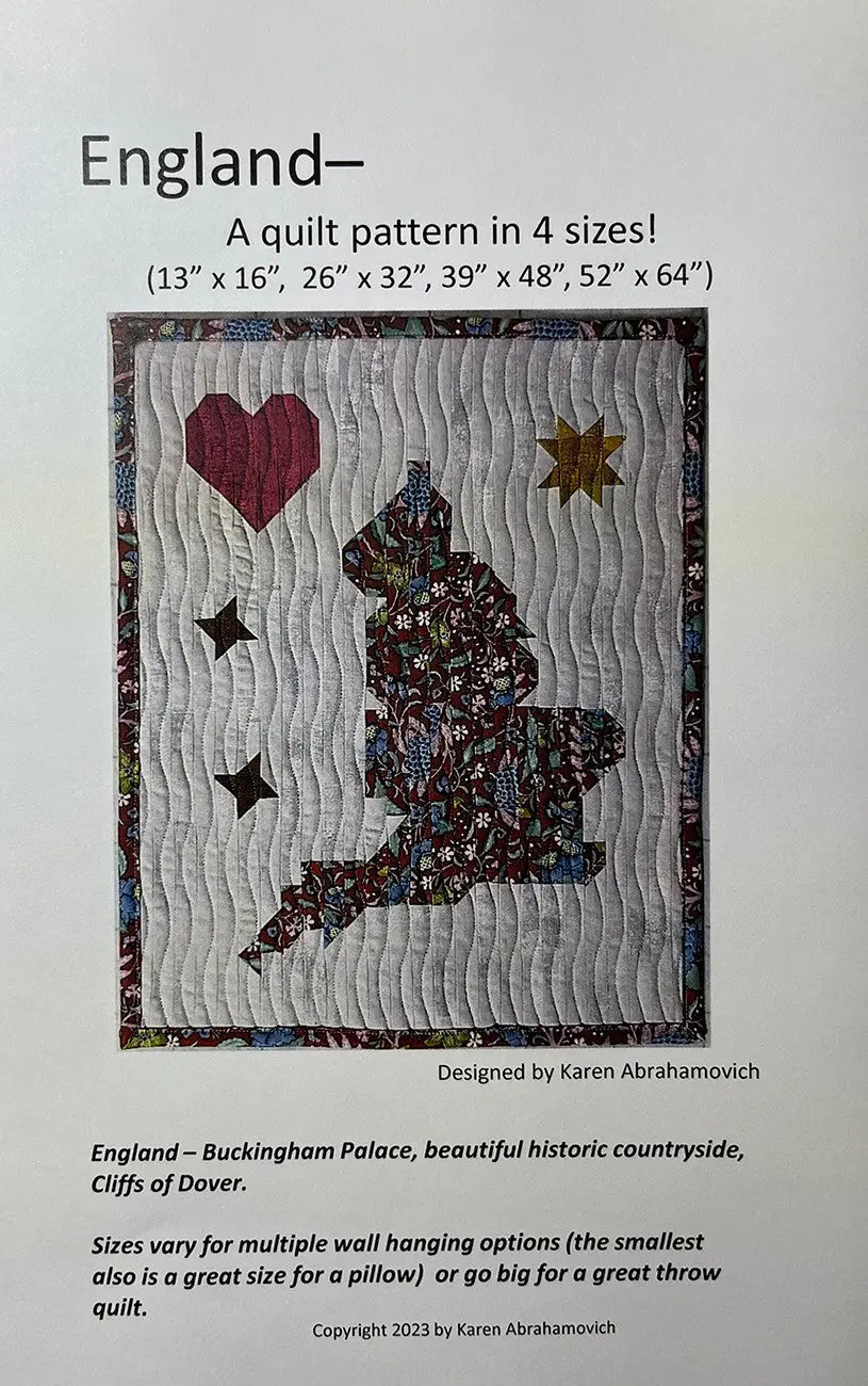 England Quilt Pattern - Linda's Electric Quilters