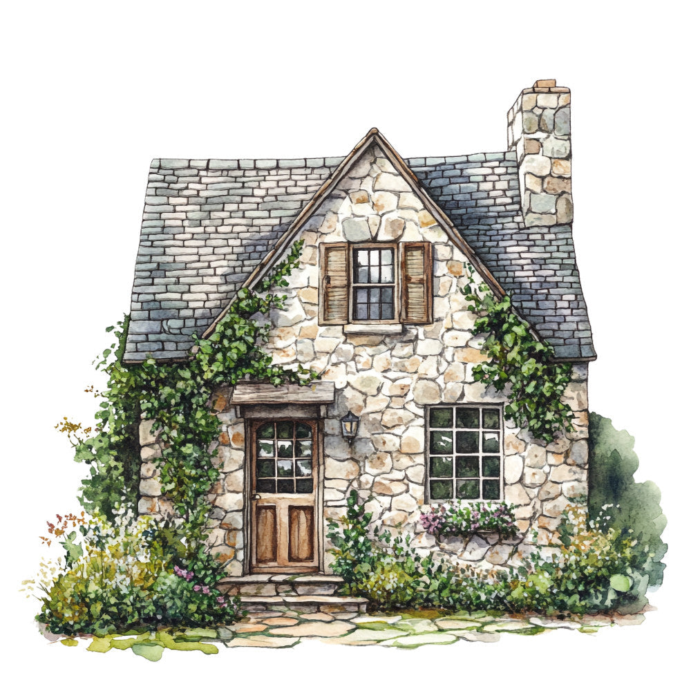 English Countryside Fabric Panel 13