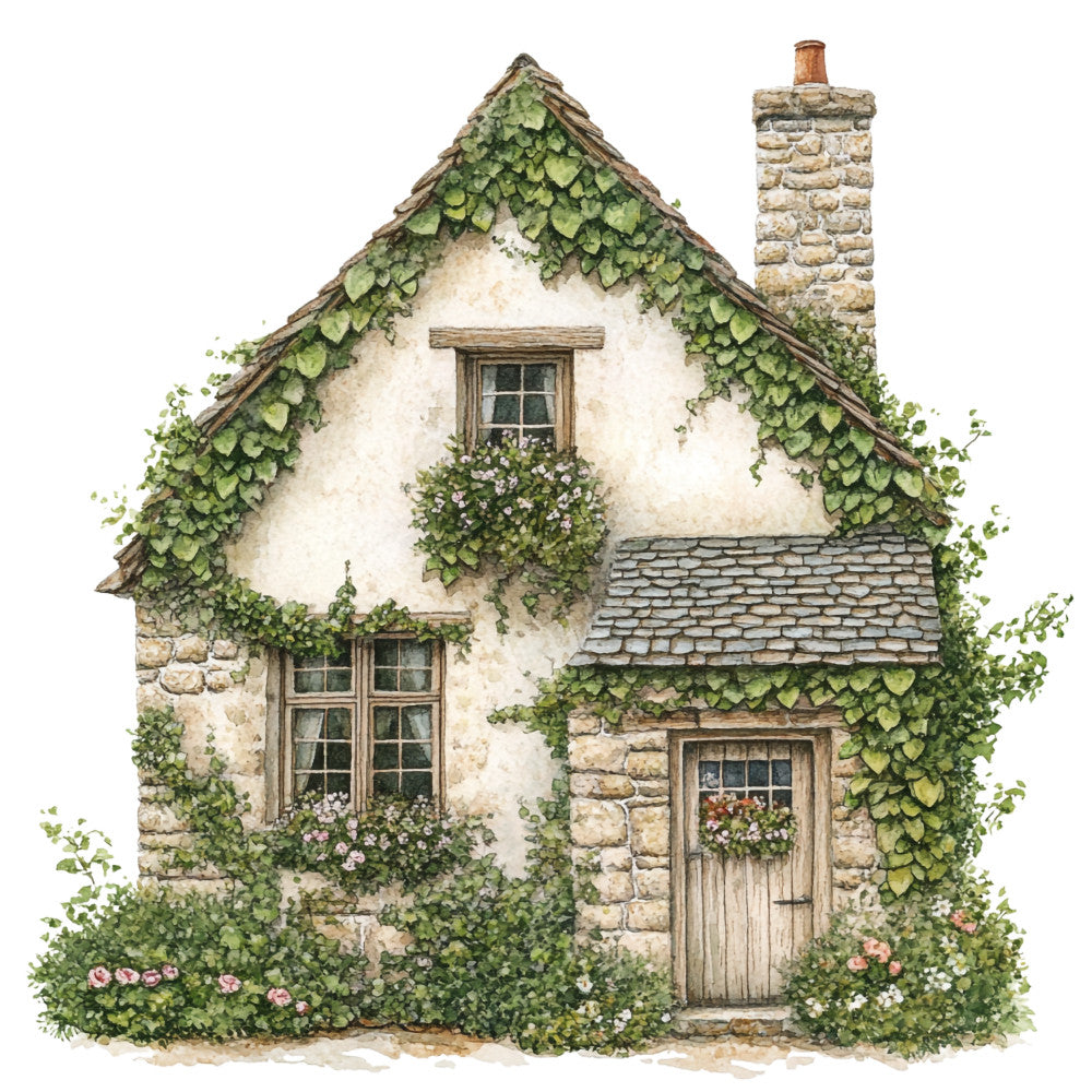 English Countryside Fabric Panel 14