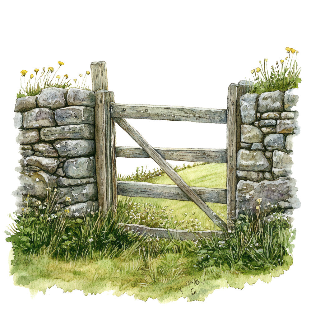English Countryside Fabric Panel 23